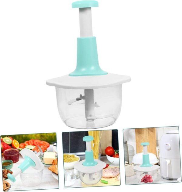 1.5/2 Litters Manual Vegetable Mincers Press Type – Handheld Garlic & Vegetable Chopper, Multi-Function