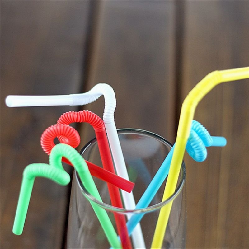 Bendable PP Straw Colorful Art Bend Coffee Boba Tea Food Grade Individually Wrapped Beverage Disposable PP Straw - Image 3