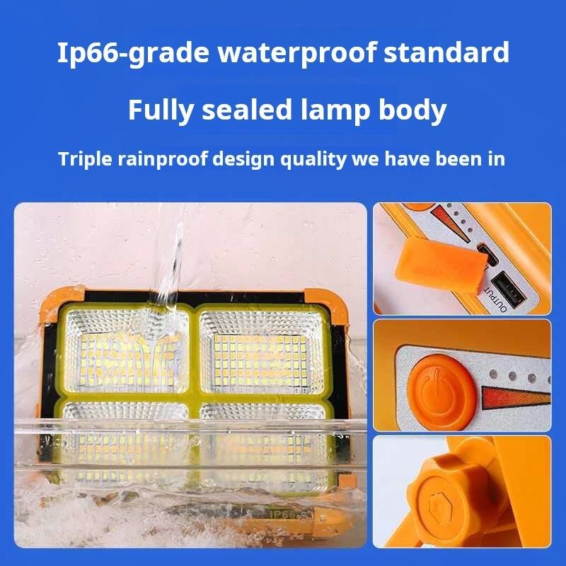 Outdoor Best Rechargeable IP65 Camping Solar Lamp With Power Bank Portable USB Solar Power LED Emergency Camping Lights - Image 4