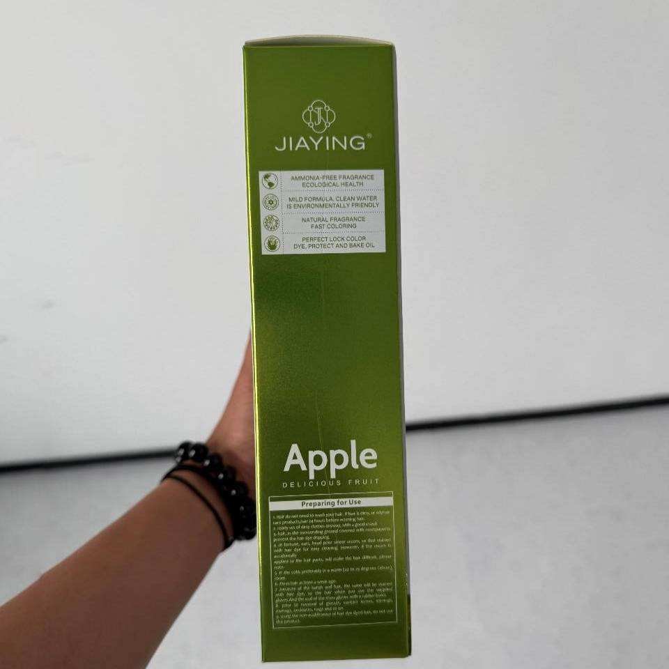 Jiaying Private Label Apple Black Hair Color Cream Ammonia-Free Natural Hair Dye 72 Shades - Image 2