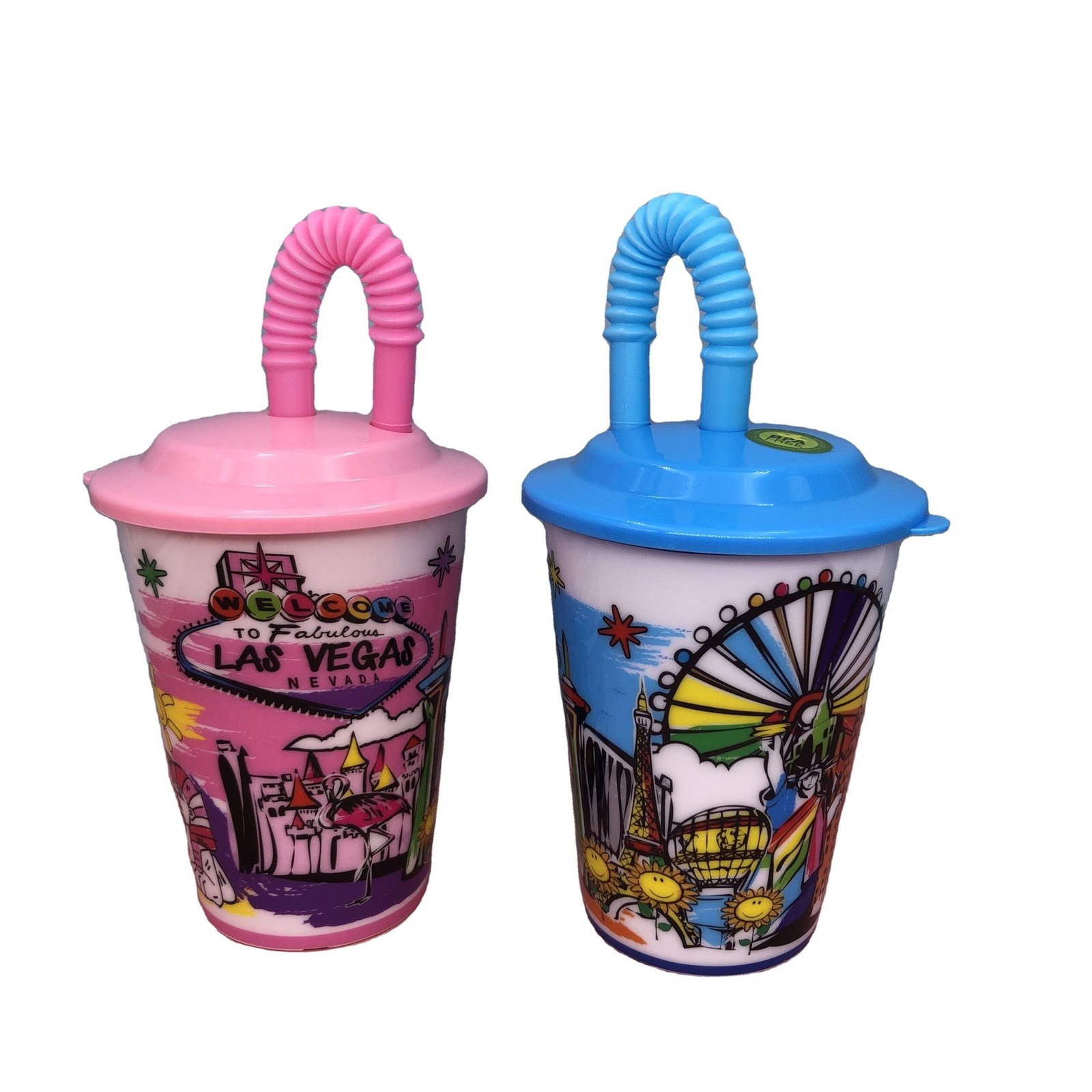 Hot Selling 16OZ Kids Plastic Drinkware Water Cup with Lids and Straws Wholesale Botella De Agua for Tea Cups & Saucers - Image 2