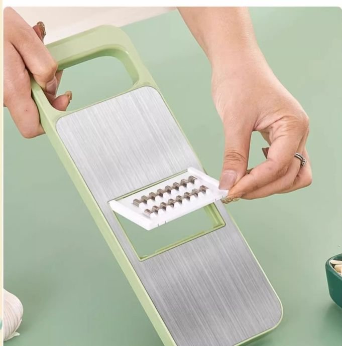 5 in 1 Multi Blade Potato Veggie Cutter Julienne Shredder Green Vegetable Slicer Kitchen Gadgets - Image 10