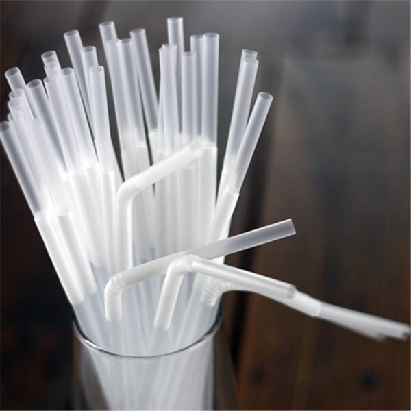 Bendable PP Straw Colorful Art Bend Coffee Boba Tea Food Grade Individually Wrapped Beverage Disposable PP Straw - Image 2