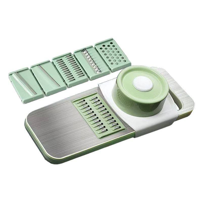 5 in 1 Multi Blade Potato Veggie Cutter Julienne Shredder Green Vegetable Slicer Kitchen Gadgets - Image 11
