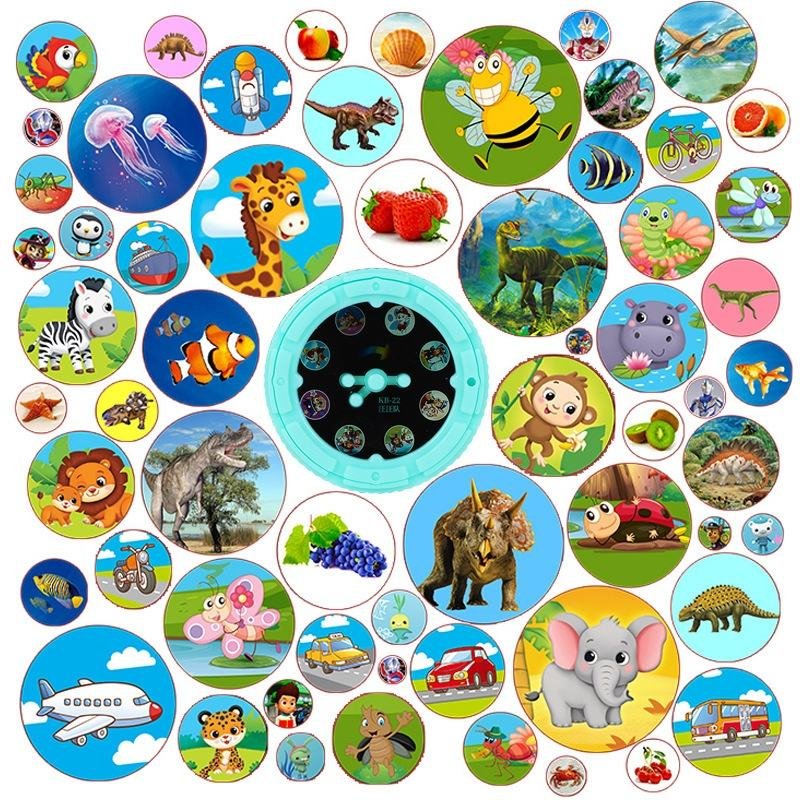 Children's Early Education Projector Slide Machine Bedtime Toys Kids Birthday Gift Luminous Flashlight - Image 3