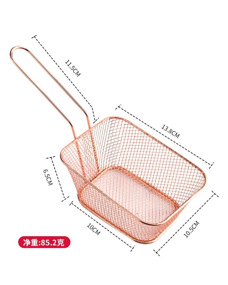 Kitchen Cooking Tool Frying Fries Chips Baskets French Fries Desk Food Presentation Mesh Basket - Image 5