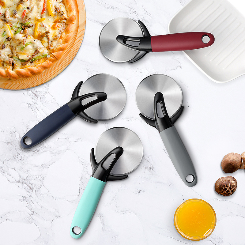 Premium Stainless Steel Pizza Tools Pizza Slicer Portable Rolling Pizza Cutter