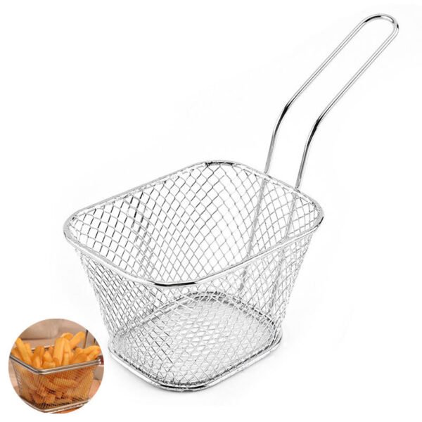 Kitchen Cooking Tool Frying Fries Chips Baskets French Fries Desk Food Presentation Mesh Basket - Image 3