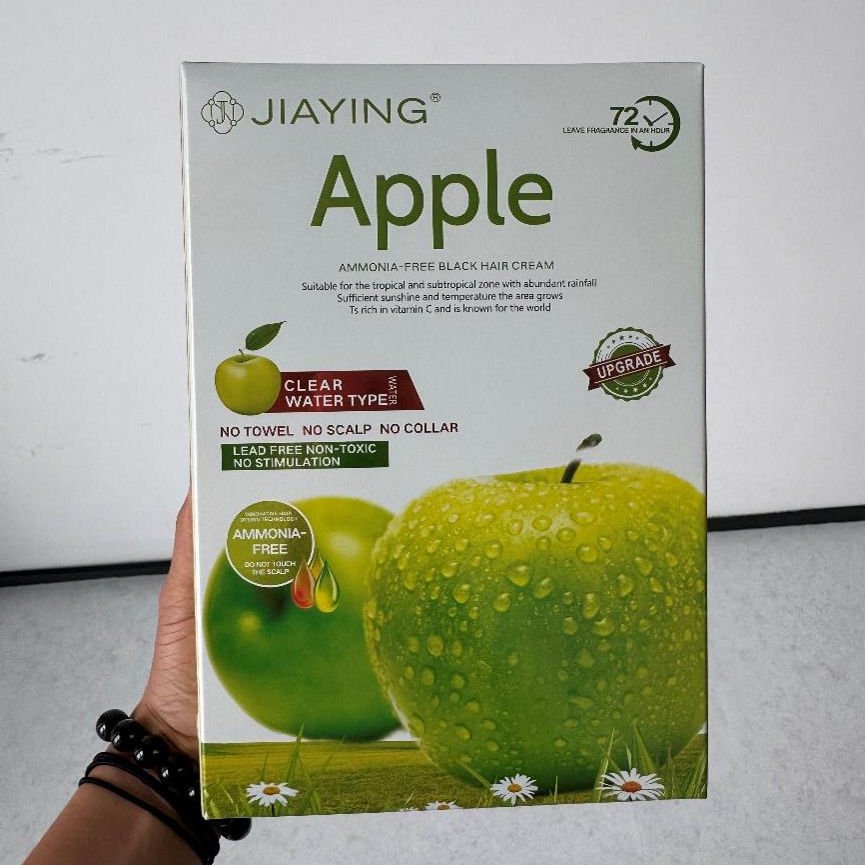 Jiaying Private Label Apple Black Hair Color Cream Ammonia-Free Natural Hair Dye 72 Shades - Image 6