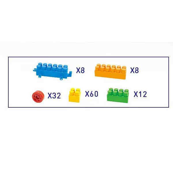 Kids New Color Large Particle 120 Pcs Building Block Toy - Image 3