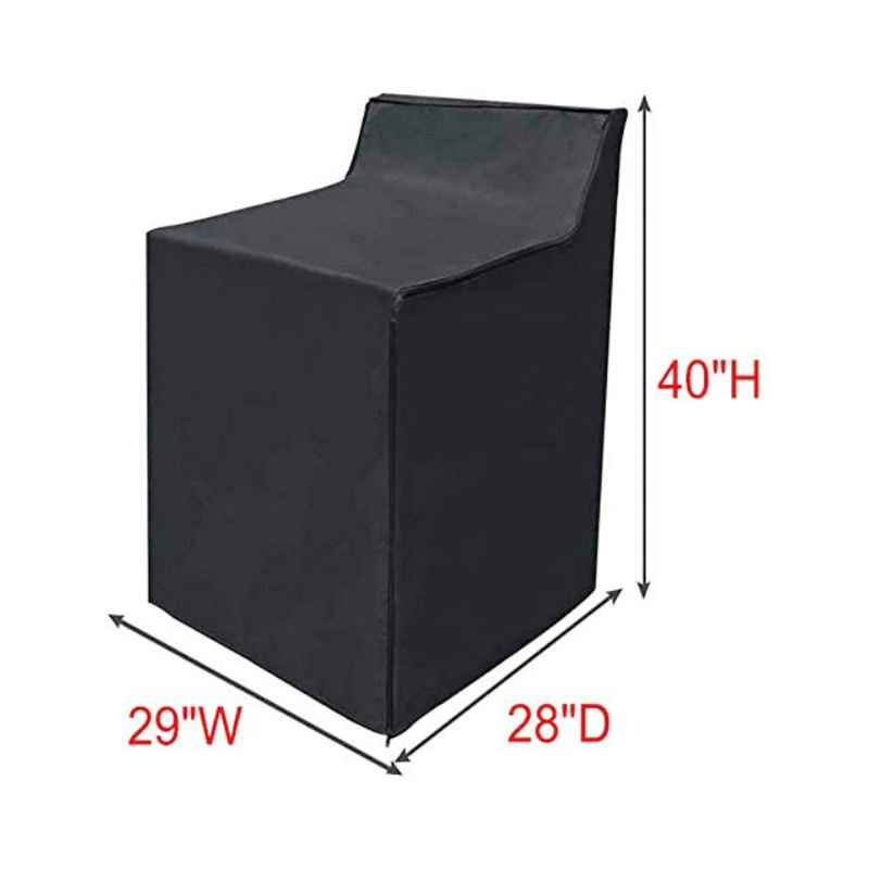 Dustproof Waterproof Laundry Covers Portable Washer and Dryer Covers Washing Machine Cover - Image 4