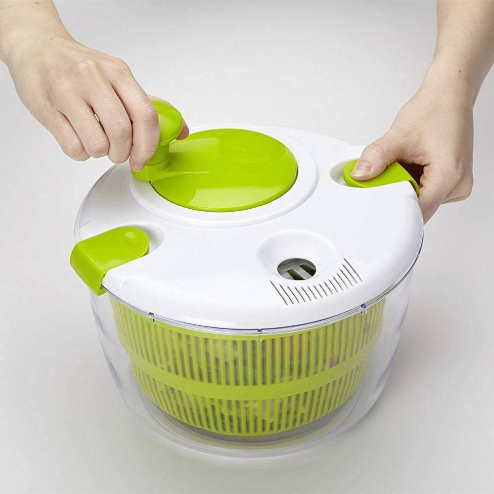 Home and Kitchen Utensils Manual Salad Spinner Kitchen Tools Fruit Vegetable Washer and Dryer Kitchen Accessories Salad Dryer