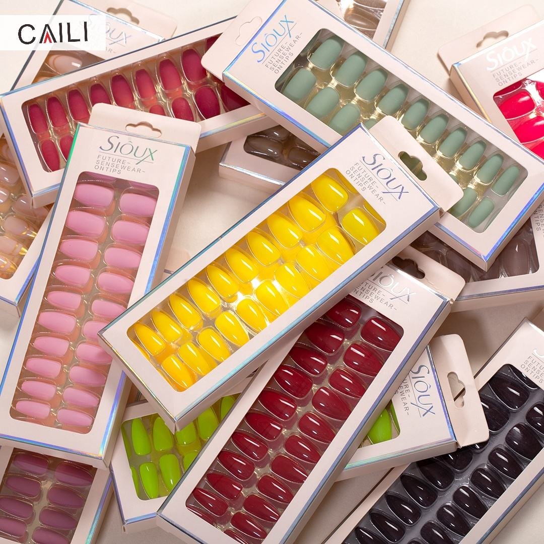 False Nails Art Short Artificial Finger Nails Press on Nails New Style Custom - Image 3