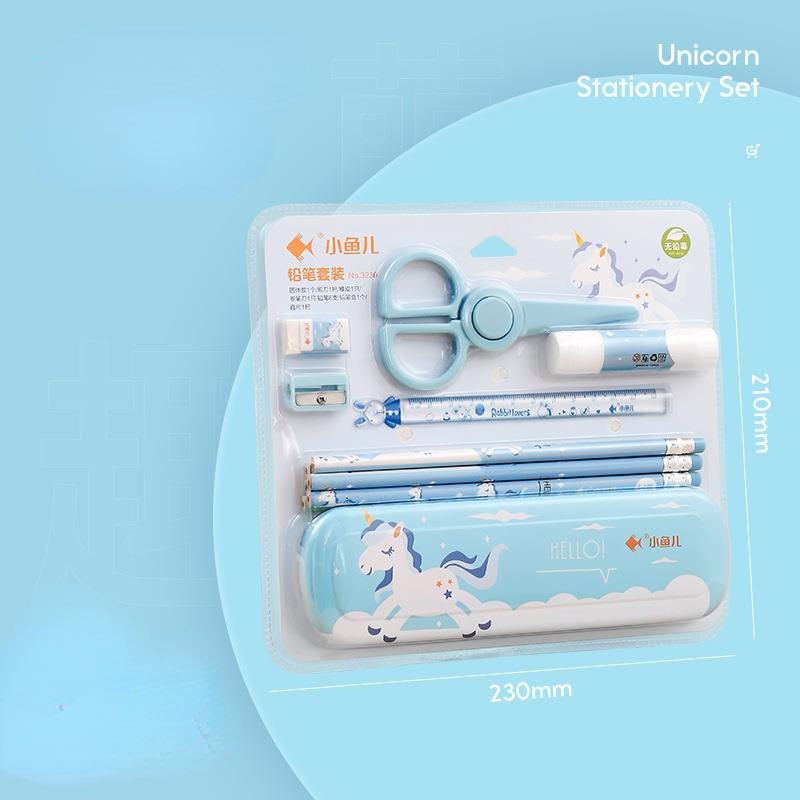 Wood Stationary Gift Set for Students and Office Use Featuring Cute Cartoon Kids Design Popular - Image 4