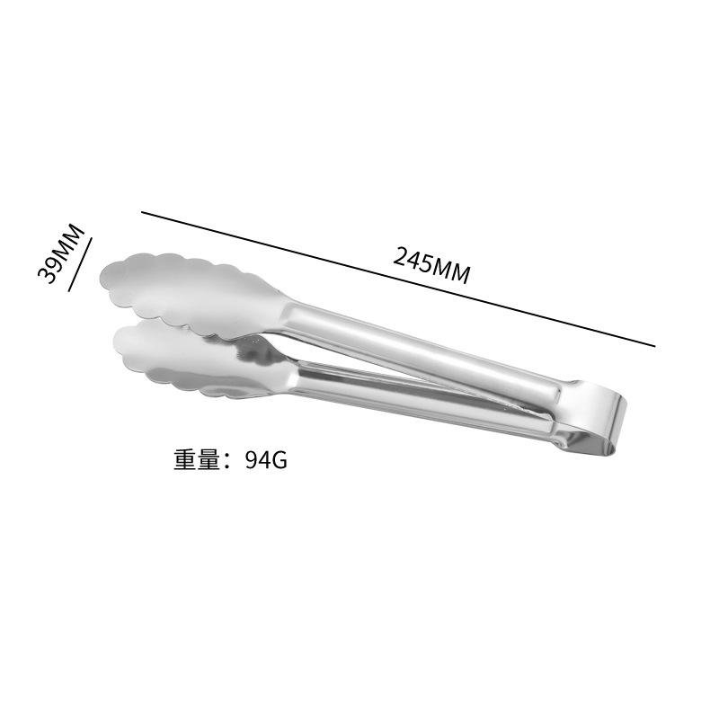 9/12 Inch Stainless Steel Food Tongs Barbecue Gold Tong Bread BBQ Salad Tongs Cook Party Buffet Clip Kitchen Accessories No reviews yet - Image 4