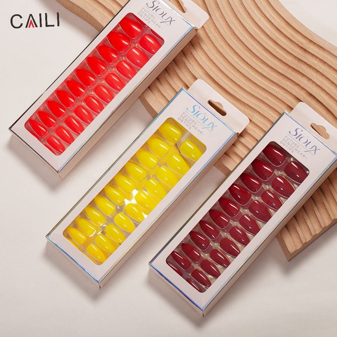 False Nails Art Short Artificial Finger Nails Press on Nails New Style Custom - Image 5