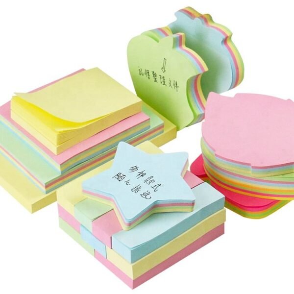 Cute Creative Fresh Color Folding Memo Pad Sticky Note Notepad for Hand Account