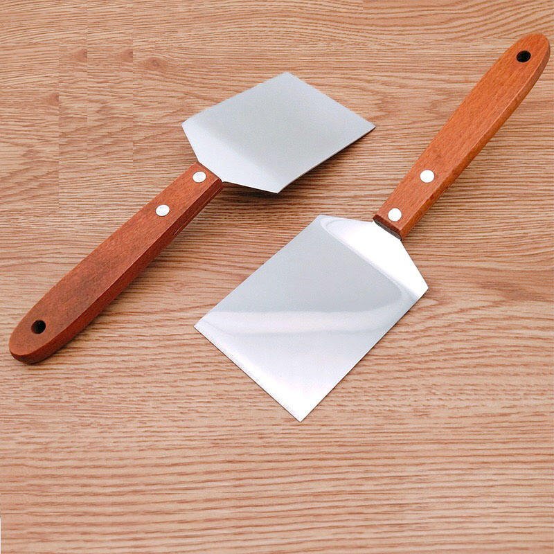 BBQ Grilling Pizza Pancakes Steak Spatula Stainless Steel Cheese Shovel Cake Flipper for Flat Top Griddle - Image 6