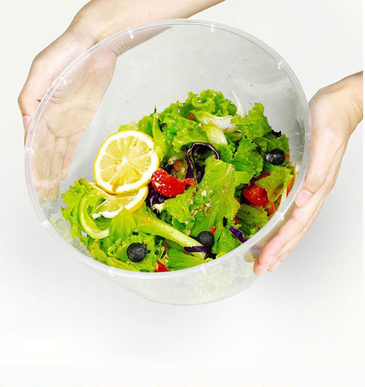 Home and Kitchen Utensils Manual Salad Spinner Kitchen Tools Fruit Vegetable Washer and Dryer Kitchen Accessories Salad Dryer - Image 5