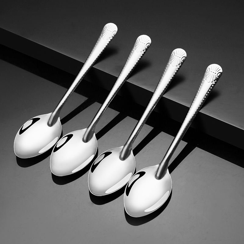 Stainless Steel Dinning Spoon Fruit Salad Yogurt Honey Ice Cream Spoon for Home and Restaurant - Image 3