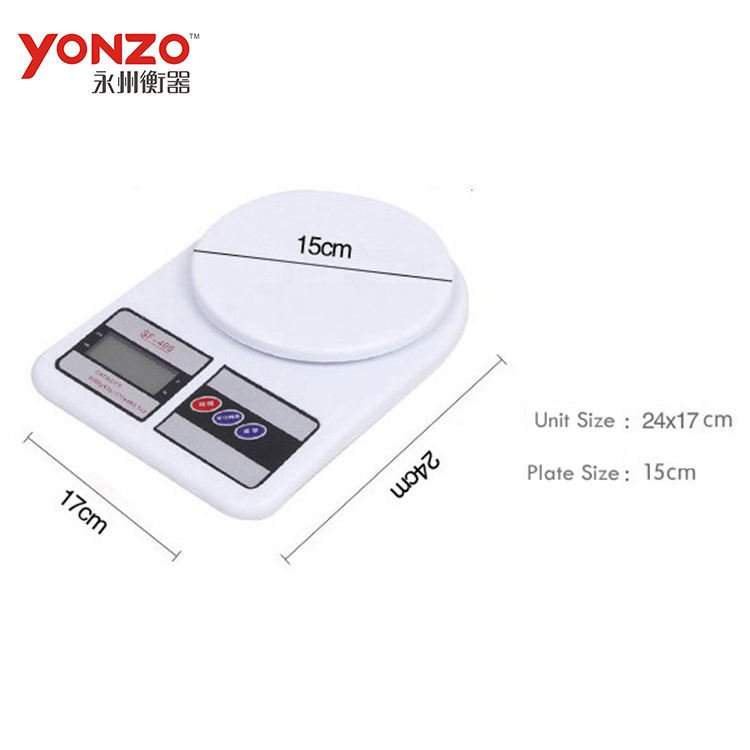 10KG HOUSEHOLD KITCHEN SCALE SF400 for SALE - Image 3