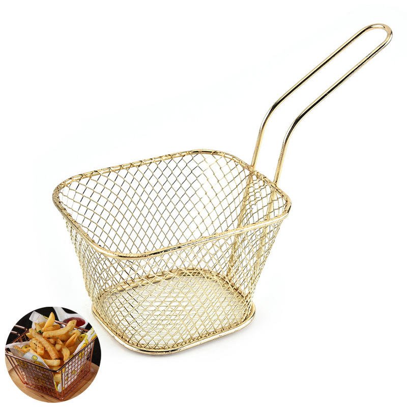 Kitchen Cooking Tool Frying Fries Chips Baskets French Fries Desk Food Presentation Mesh Basket - Image 6