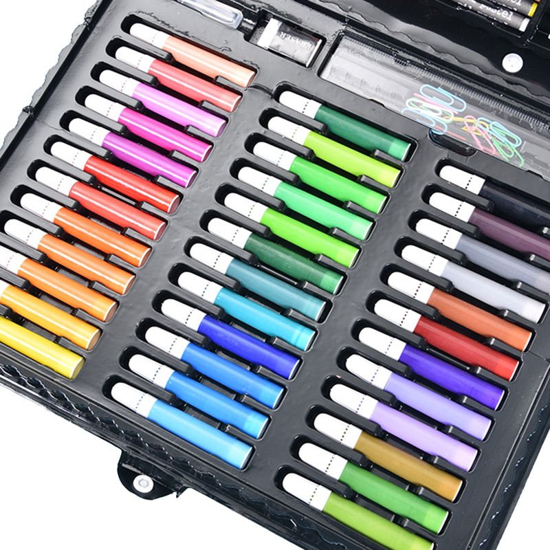 Back to School Colored Pencil Set Stationary Gift Set with Wax Crayon Watercolor Pencil Tools for Kids No reviews yet - Image 5