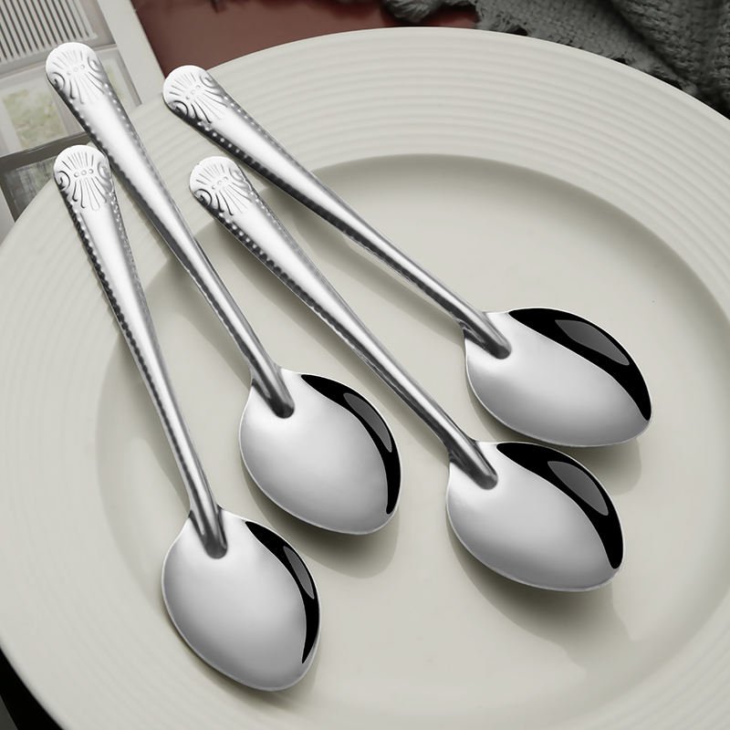 Stainless Steel Dinning Spoon Fruit Salad Yogurt Honey Ice Cream Spoon for Home and Restaurant - Image 5