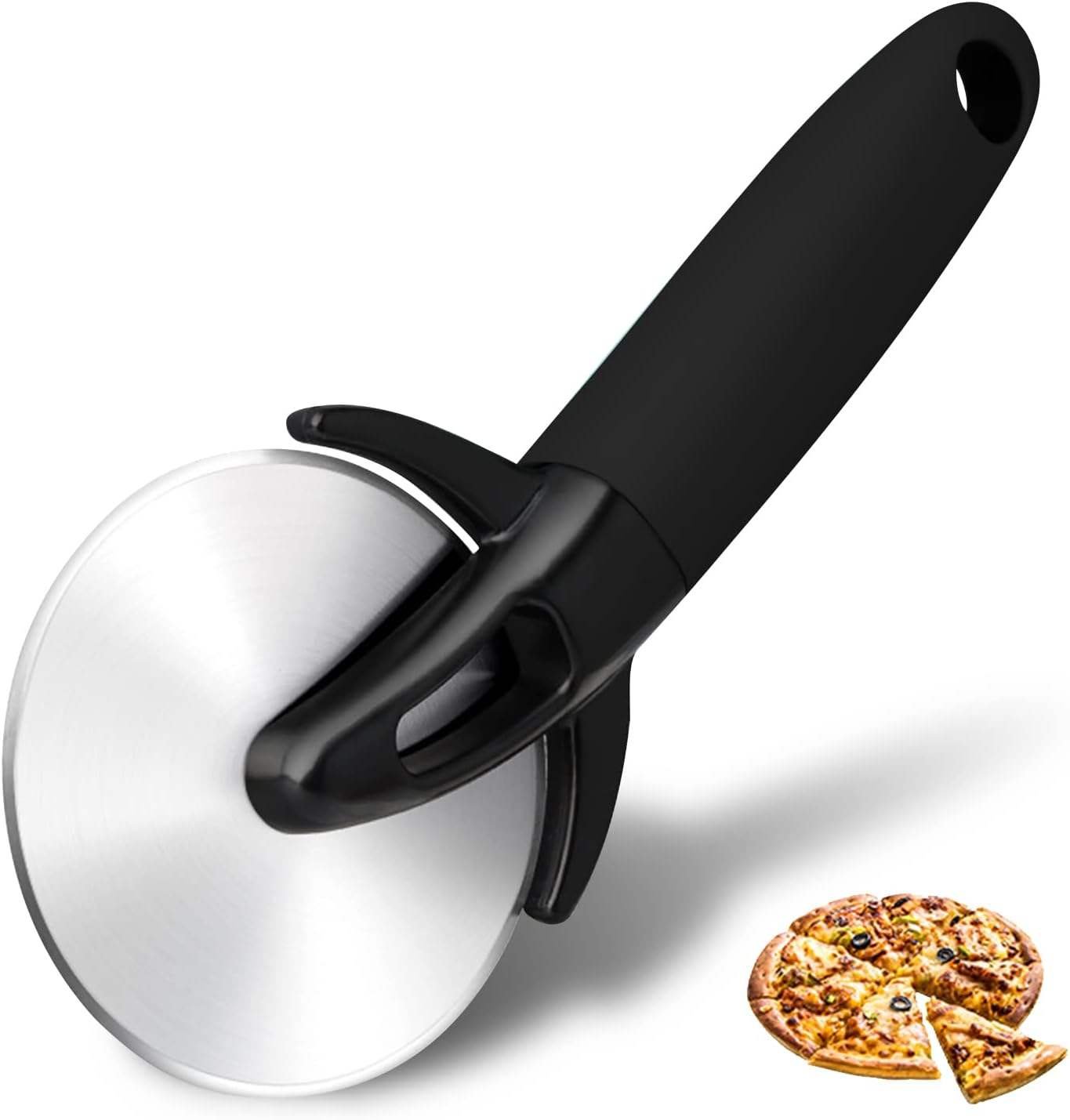 Premium Stainless Steel Pizza Tools Pizza Slicer Portable Rolling Pizza Cutter - Image 2