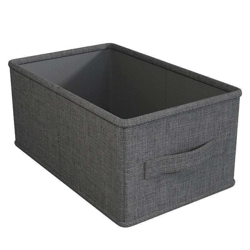 Cotton and Linen Clothes Storage Box Closet Drawer Type Fabric Storage Box Large Four Seasons Clothing Folding Storage Box - Image 6