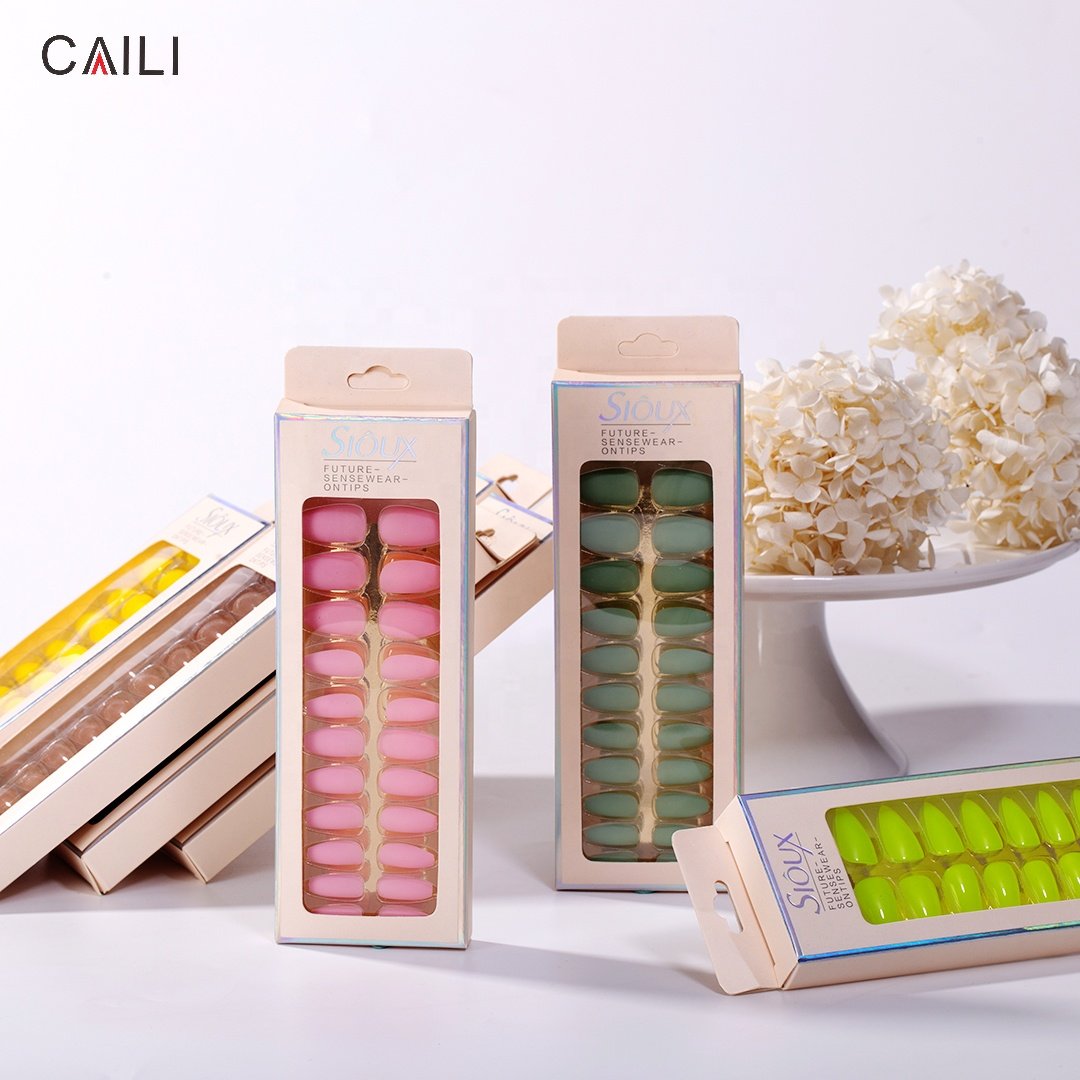 False Nails Art Short Artificial Finger Nails Press on Nails New Style Custom